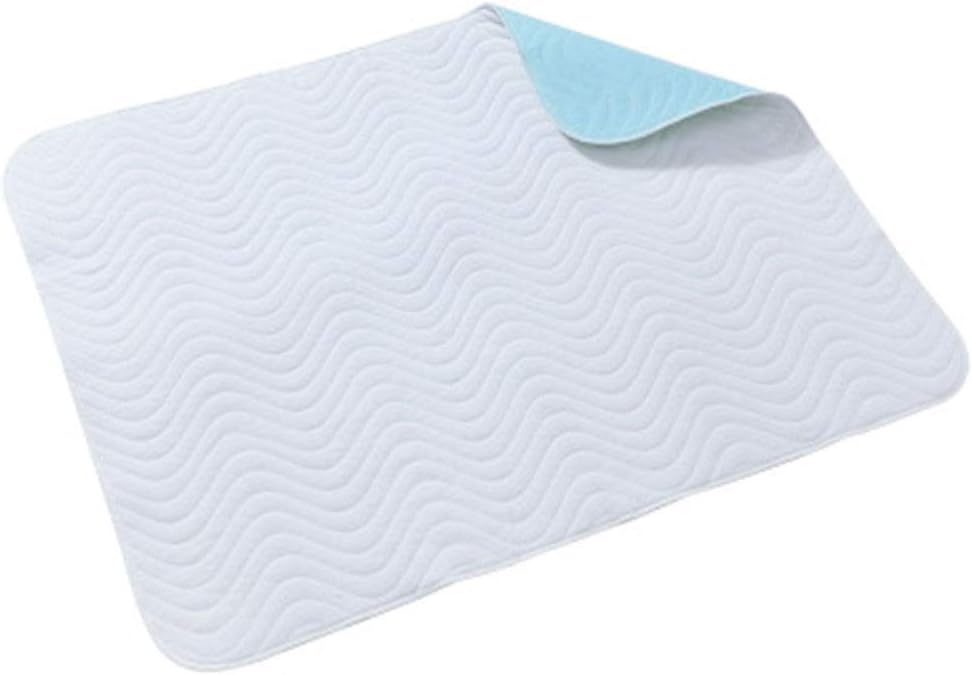 Absorbent Reusable, Incontinence Bed Pad Mattress Protection,70 x 85cm White Twin pack - Image 3