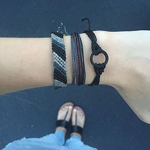 Image of Pura Vida Jewelry Bracelets Muted Bracelet - 100% Waterproof and Handmade w /Coated Charm, Adjustable Band