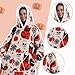 Muufuuser Wearable Blanket Hoodie for Adults Sherpa All Patterns Oversized Sweatshirt Blanket with Pockets Cute Gifts (Pumpkin, Adult-Extra Long)