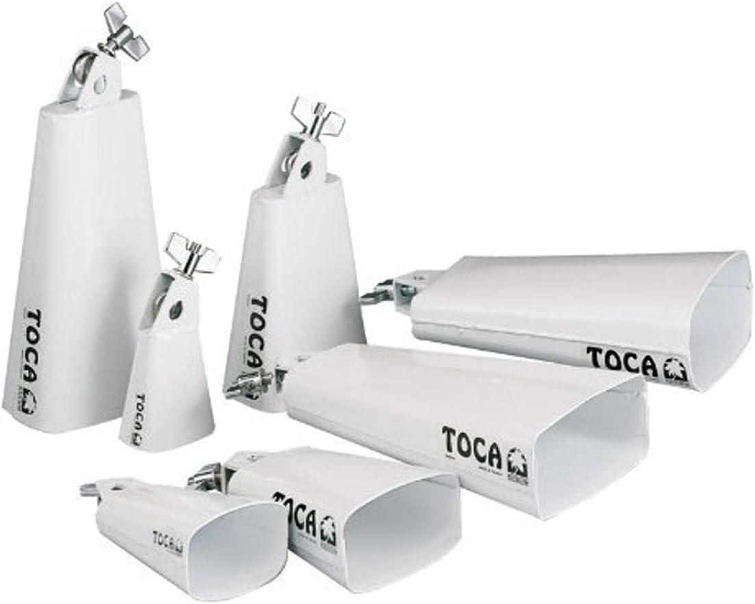 Toca 4427-T Contemporary Series Cowbell, Mambo - White Powder Coat