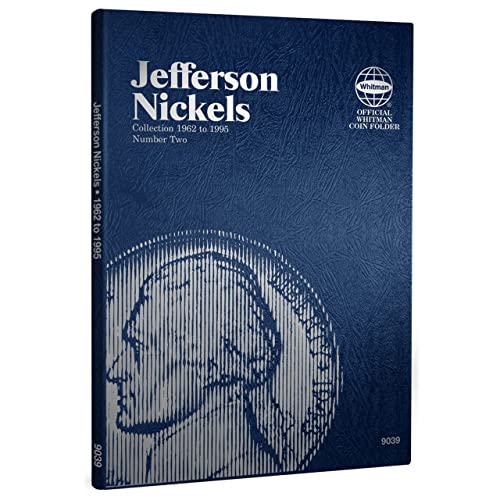 Whitman U.S. Jefferson Nickel Coin Folder 1962-1995 Volume 2...