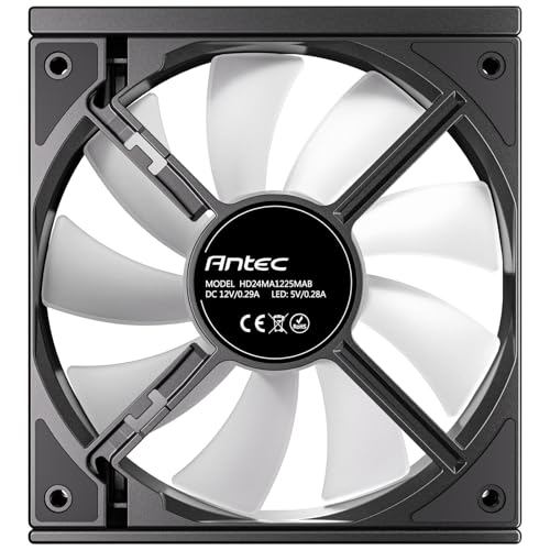 Ventiladores 120mm PWM Antec Connect con almohadillas antivibración 5