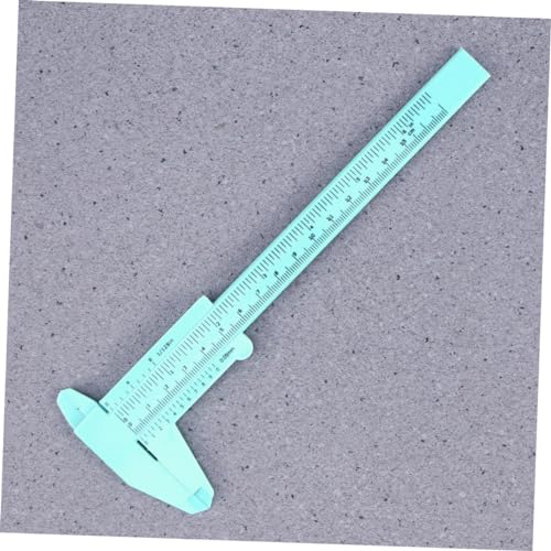 Calibrador mini portátil métrico 150 mm plástico miniatura 2