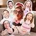 LOVELYPOD Personalized Photo Couple Pillow, Custom Face Picture Pillow, Boyfriend Birthday Gift, Valentine's Day Pillows, Personalized Valentine Gift, Couple Gifts