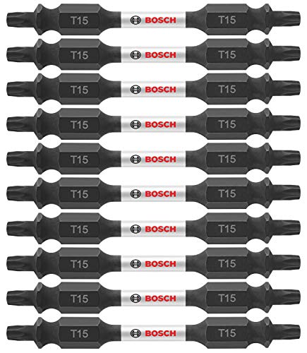 BOSCH ITDET1525B 2.5 In. Torx #15 Double-Ended Impact Tough Screwdriving Bit