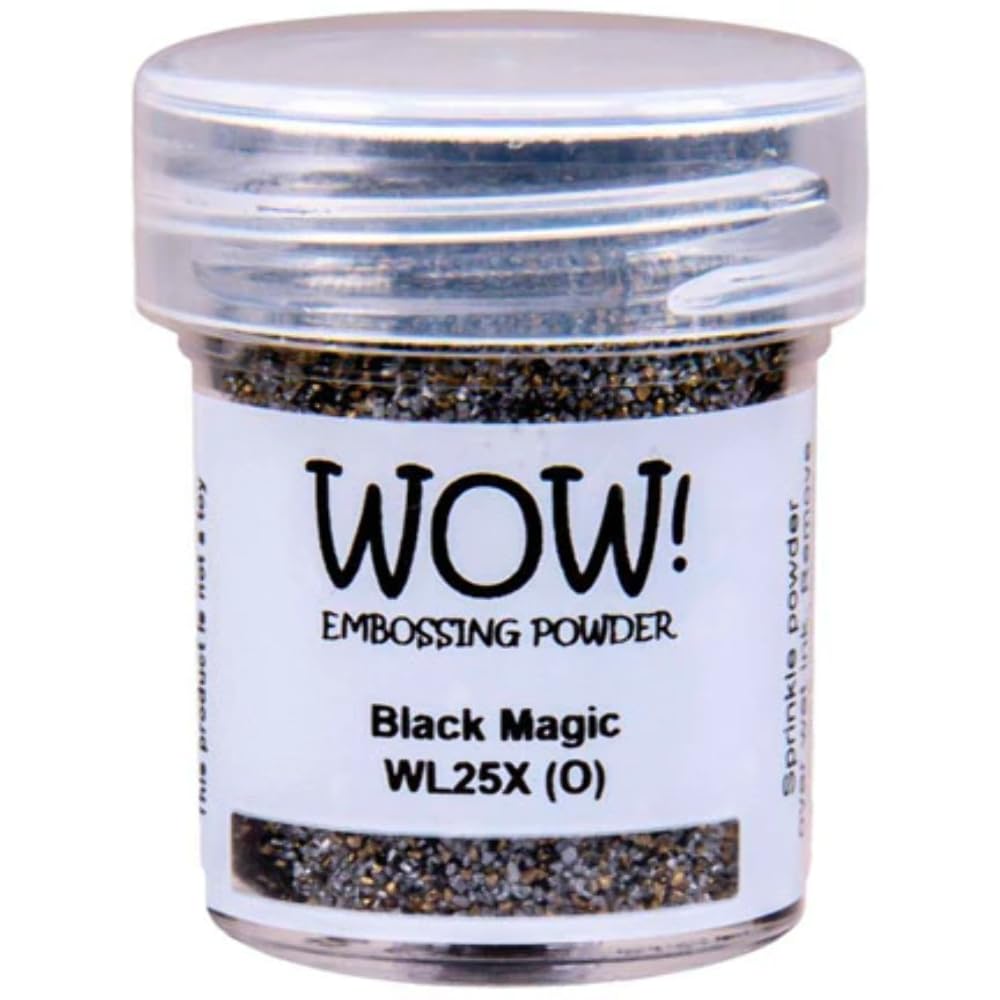 Wow Embossing Powder 15ml-Black Magic