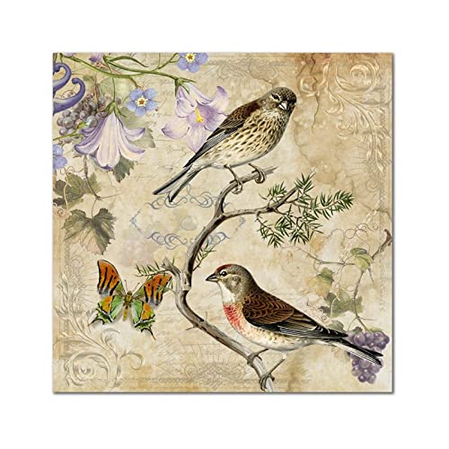 Panneau en bois colibri vintage, décoration murale de porte et porche 30cm