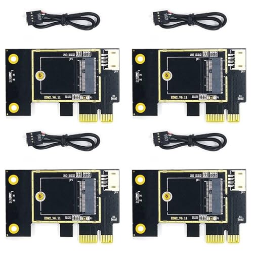 Adaptador de tarjeta de red NGFF M.2 a PCIE 4X para solucionar fallos de conexión