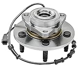 Detroit Axle - Brand New Front Driver or Passenger Side Wheel Hub and Bearing Assembly for - 02-05 Dodge Ram 1500 4x4 Models w/ABS