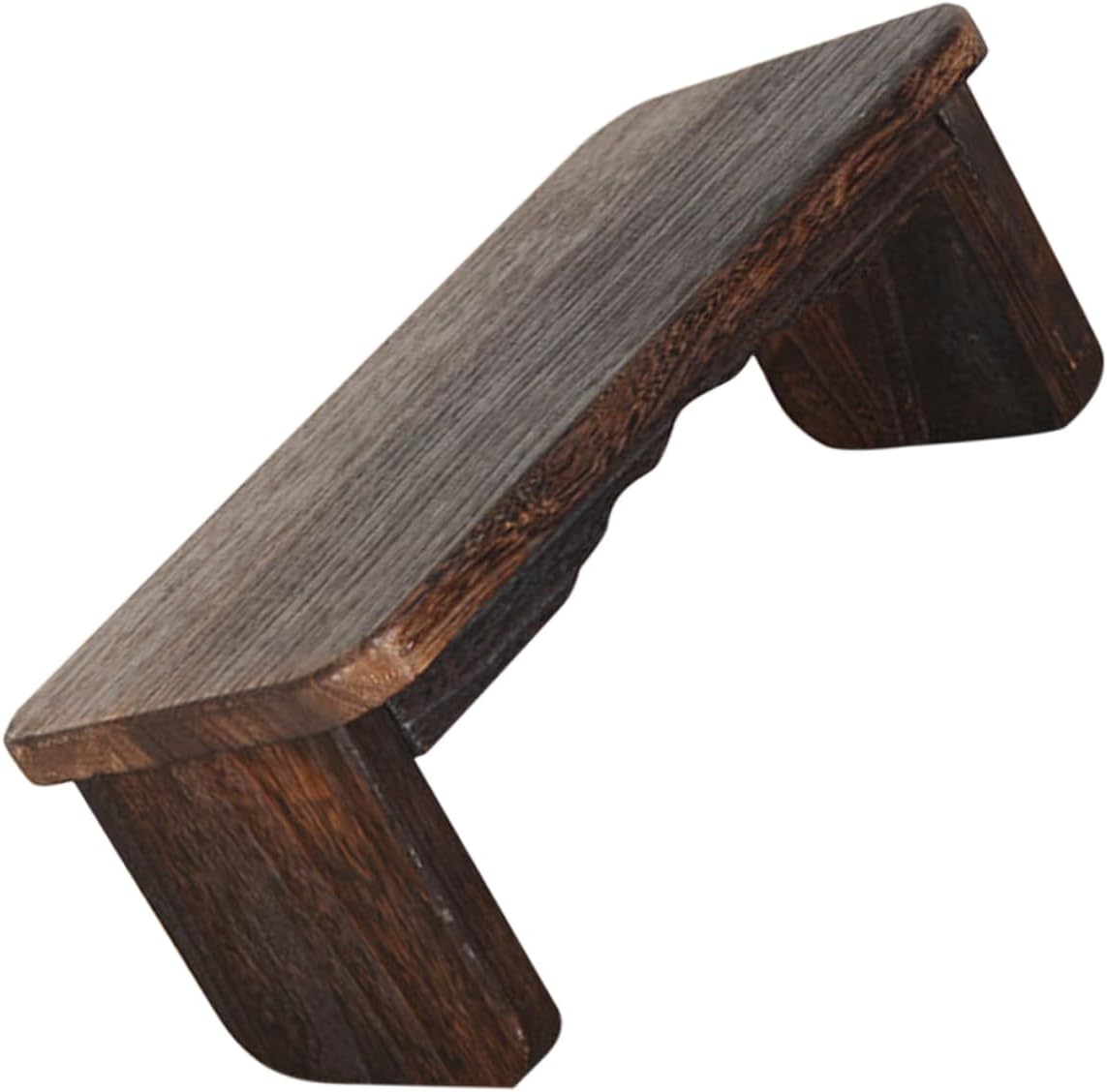 Wooden Meditation Bench for Yoga Headstand Small Stool Zen Stool for Adults