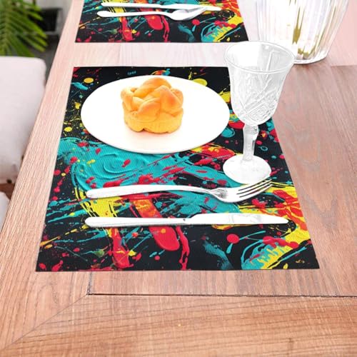 Sets de table tissés pour éviter les taches et les plats trop chauds