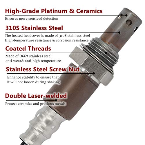 Marsflex Air Fuel Ratio O2 Oxygen Sensor Upstream 234-9051 Fit For Toyota 4Runner Land/Fj Cruiser Sequoia Lexus Gs300 Gs350 Gs450H Gx470 Is250, Replacement 250-54050 #TOP4