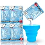 Atlasonix Giant Bubbles, Giant Bubble Solution | Bubbles for Kids - 100% Kid Safe, The Original Mix Outdoor Toys for Kids - Powder Makes 640 OZ (5 Gallons)