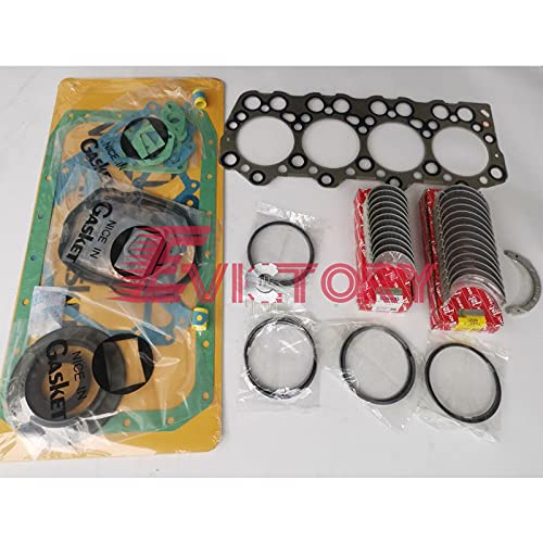 Kit segment de piston 4D32 Kato avec pochette de joint complète et coussinet