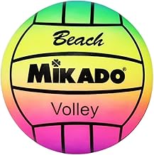 CUCUBA Pallone da Volley Beach Volley In Gomma Modello Soft Leggero da Allenamento o Partita 16 cm