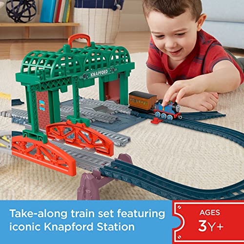 Thomas & Friends Diecast Train & Track Set Knapford Station 2-In-1 Playset & Storage Case For Preschool Kids Ages 3+ Years #TOP1