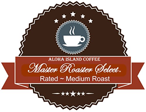 100% Pure Kona Coffee, Aloha Island Brand Gold Medium Roast, Smooth, Low Acid Pure Kona In A Full-Bodied, Well-Rounded Roast Profile, 8 Oz Whole Bean #TOP2