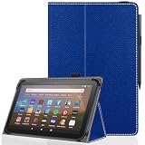 Pudiceva 11 12 Inch Android Tablet Case,Slim Folding Stand Cover for 10.9' 11' 11.5' 12' and All 11'-12' Touchscreen Tablet Case with Stylus Pen Holder,Royal Blue