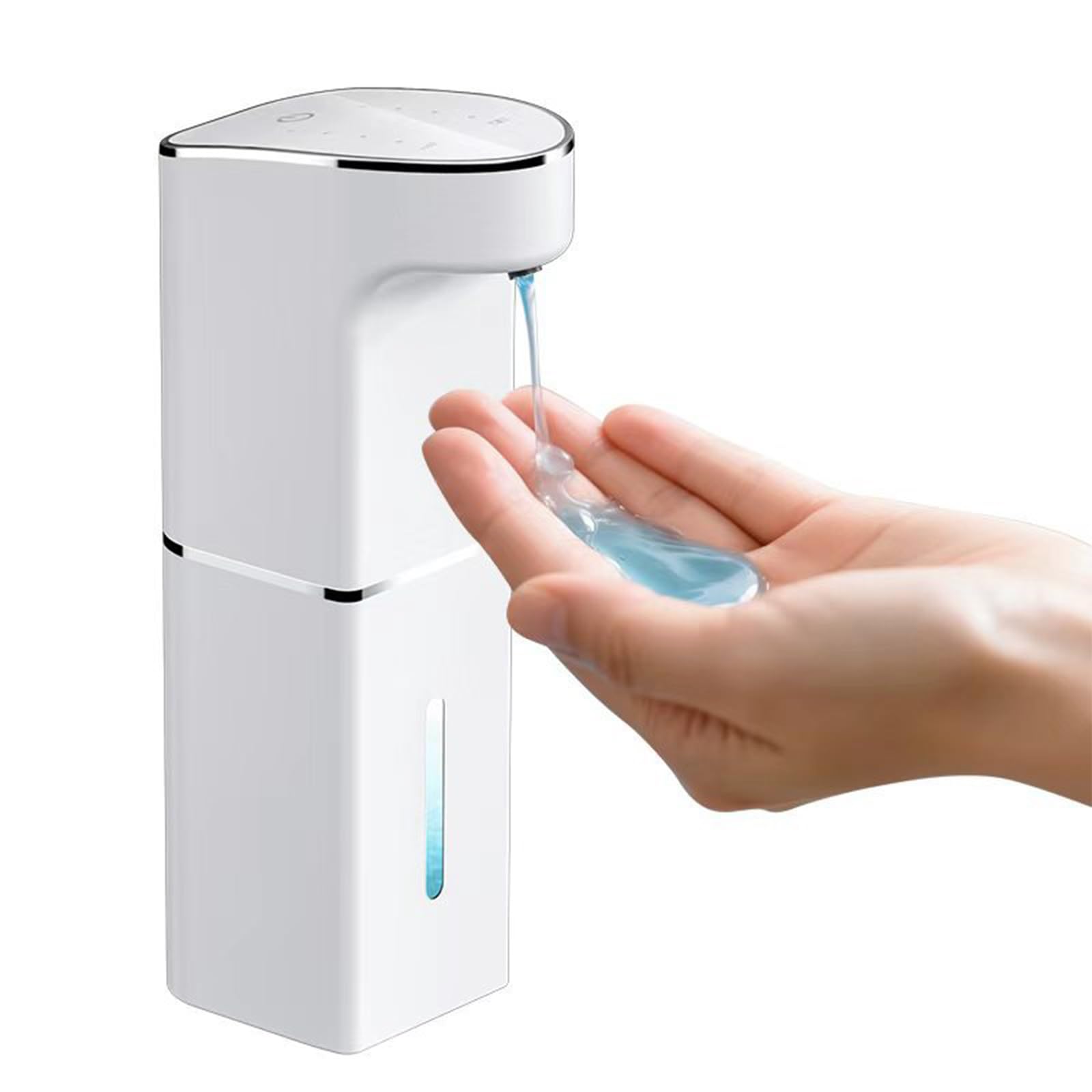 Modern Contactless Soap Dispenser, Automatic Transducer-Operated Liquid Soap Fan for Shampoo Sterilizer 1200ml Automatic Distributor
