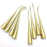 Thai dance brass finger claw nails-Thailand-Set Of 8-Belly dance by Thorlight