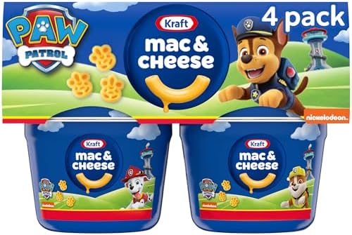 Kraft Nickelodeon Paw Patrol Mac and Cheese, 4 Cups Original Flavor, 1.9 oz