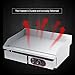 GOTOTOP Plancha Eléctrica de Acero Inoxidable para Encimera Parrilla Comercial y Profesional...