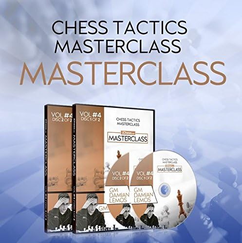 MASTERCLASS - Damian Lemos' Tactics Chess Masterclass – GM Damian Lemos - Over 9 Hours of Content! - Volume 4 Instructional Chess DVD