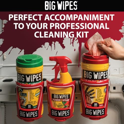 Image of BIG WIPES The Cage Heavy Duty Wipe Holder Bracket, Universal Wipes Container and Dispenser Alternative for Van, Workshop, Garage Or Mobile Trade Setups - (8 Pack)