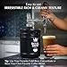 The Original Royal Brew Nitro Cold Brew Coffee Maker - Gift for Coffee Lovers - 64 oz Home Keg, Nitrogen Gas System Coffee Dispenser Kit