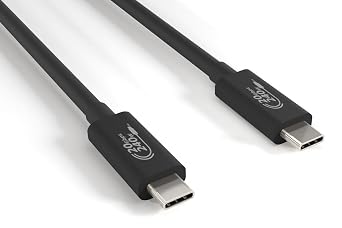 Sewell USB 4.0 Type C 20Gbps Cable, USB-IF Certified, 8K 240w, 6.5 ft. 2m