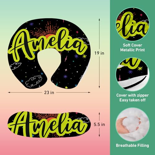 Image of Custom Name Car Seat Canopy - Baby Car Seat Covers, Infant Stroller Cover, Bright Green Star Carseat Canopy Christmas Birthday Gifts for Girls and Boys