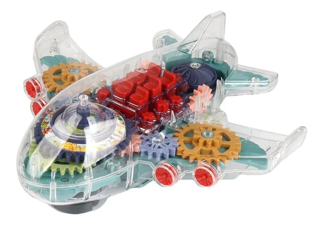 PANSHUB Transparent Bump and Go Plane Aeroplane with 3D Lightning, Moving Gears and Music | Birthday Toy Gift for 2-5 Year Old Boy, Girl, Baby (B0CRL59XSV) Amazon Price History, Amazon Price Tracker