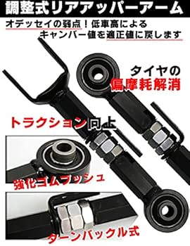 Amazon | KTS リアキャンバー調整アーム オデッセイ RB1/RB2/RB3