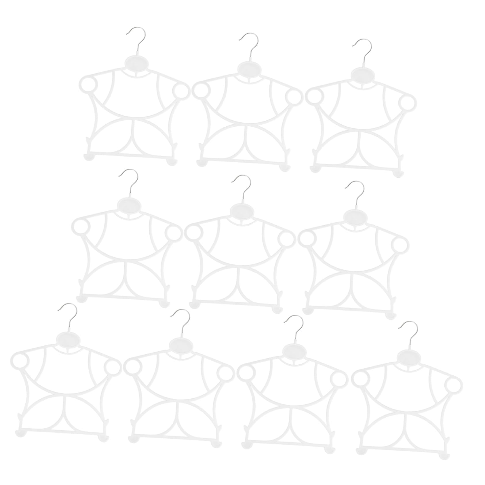 MAGICLULU 50 Pcs Percha Infantil Enteriza Perchas para Niños Trajes De Niño Perchas para Ropa De Bebe para Closet Pequeñas Percha De Ropa para Niños El Plastico