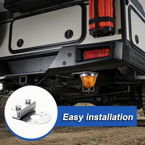 Support de montage de clignotant pour installer un indicateur auto sans percer - 2