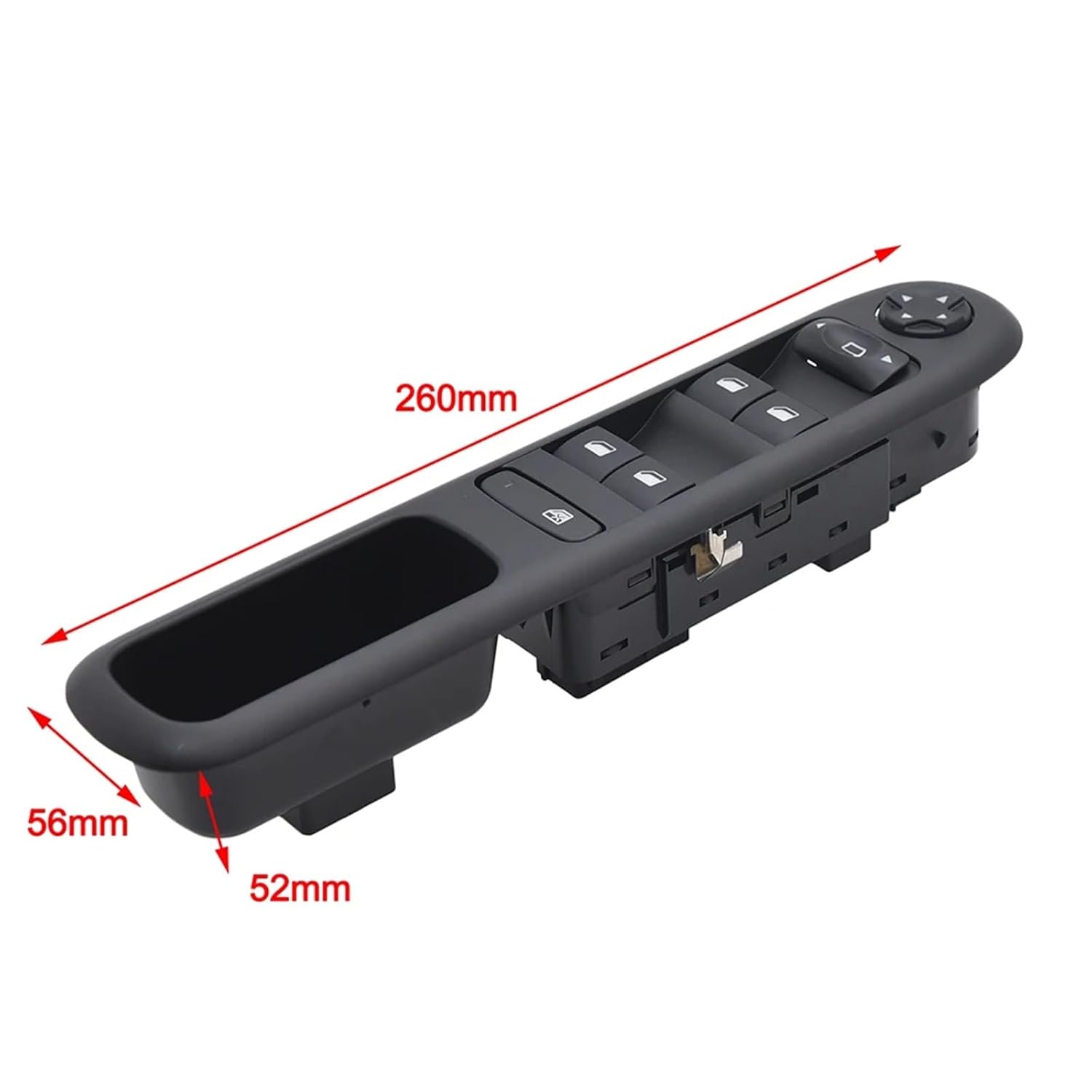 96650620ZD Front Left Auto Car Master Power Window Switch 96650621-ZD Manual/Electric Fold 1Pcs(Electric Fold)