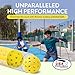 Outdoor Pickleball Balls - USAPA Approved for Tournament Play 6, 12 & 48 Packs | Durable 40-Hole Design | Ideal for All Skill Levels | Pickleball Accessories | Pickleball Balls Outdoor