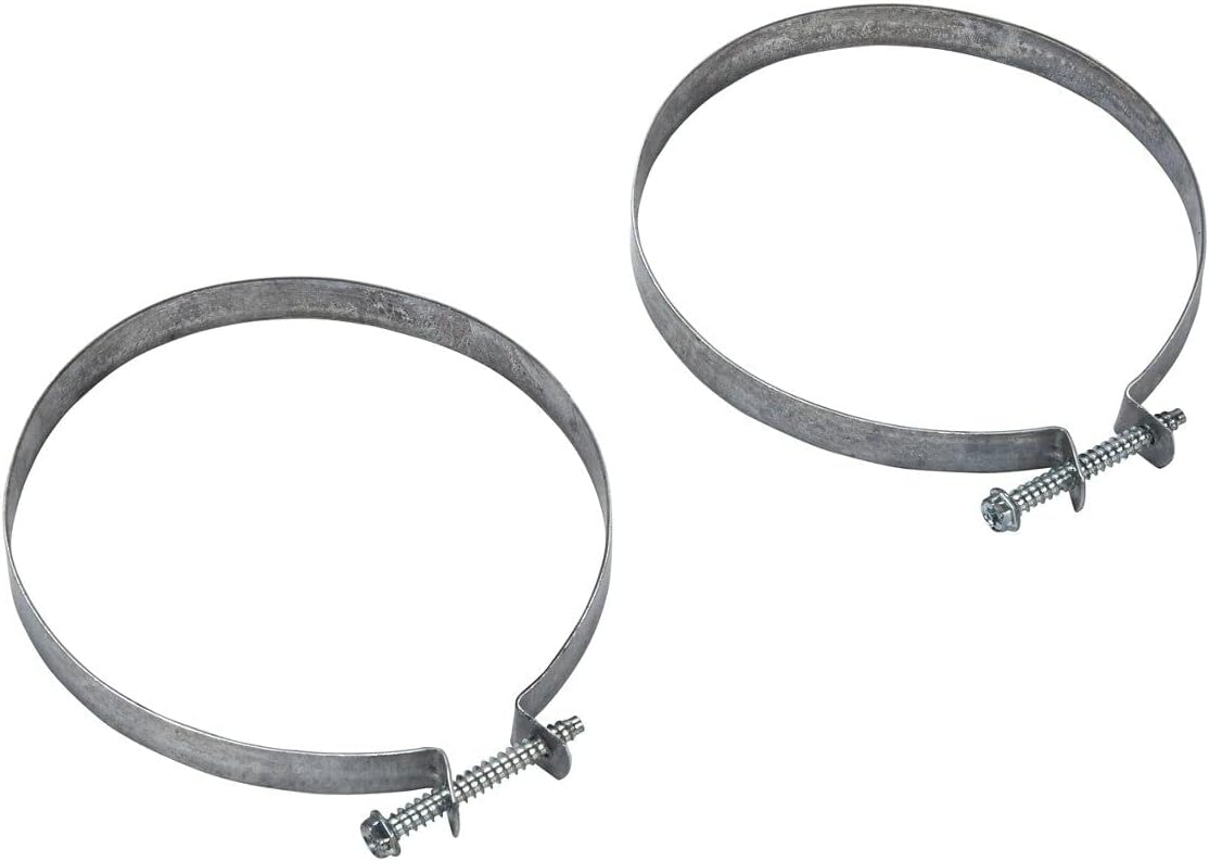 Whirlpool 4396008RP Genuine OEM Vent Clamps For Dryers, Set of 2– Replaces 1178856, 1200310, 14214619, 4396008, 4396008R, AH1485887, EA1485887, PS1485887