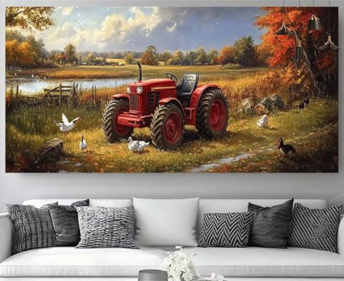 Peintures Diamant 5D Paysage pour Décorer le Salon en Famille avec les Enfants