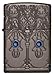 Zippo Gothic Window Design Armor® Black Ice® Pocket Lighter