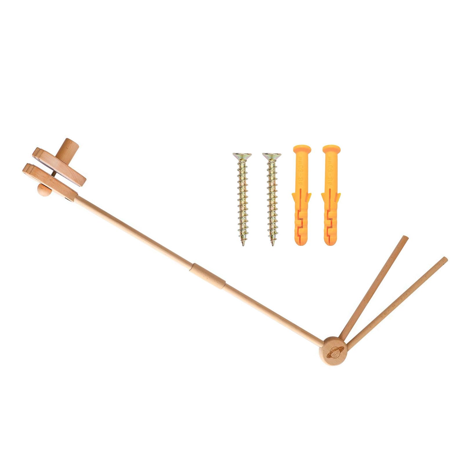 Supporto in Legno per culle per giostrine e campanelli da Letto, Regolabile per Uso nella cameretta Supporto in Legno per giostrine