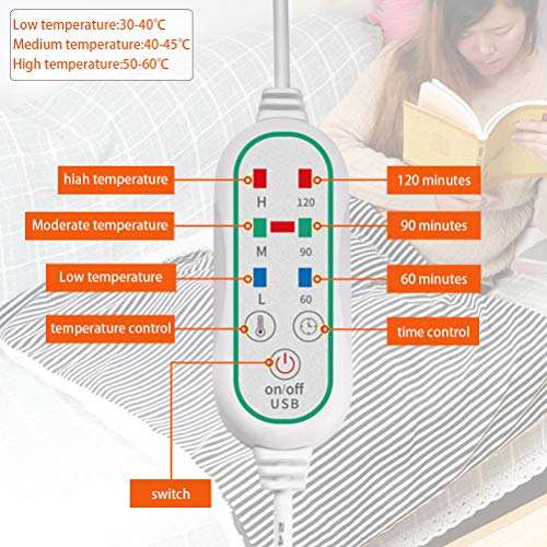 Electric Heated Slipper Far Infrared Foot Warmers Rechargeable Li-Ion Battery High Temperature4