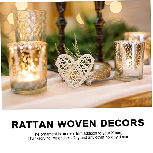 Boules de rotin artisanales IMIKEYA pour décoration de Noël et mariage - 6