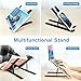 ivoler Laptop Stand, Laptop Holder Riser Computer Tablet Stand, 6 Angles Adjustable Aluminum Ergonomic Foldable Portable Desktop Holder Compatible with MacBook,iPad 10-15.6” Midnight Blue