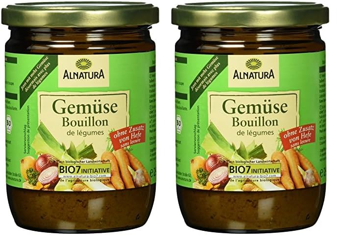 Alnatura Bio Klare Gemüsebrühe, 290g (Packung mit 2)
