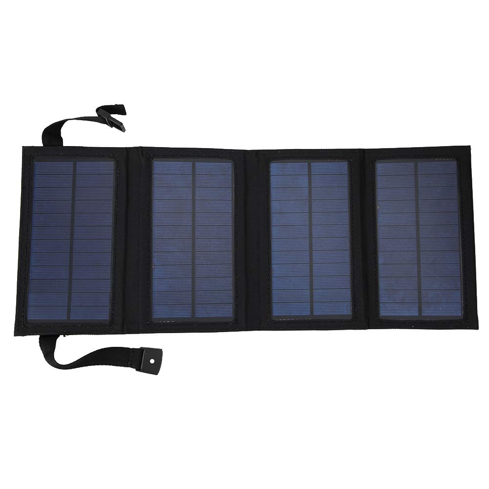 Gugxiom Portable Folding Solar Panel Charger, Lightweight 10W, Single Crystal Solar Battery, Energy Saving, Environmentally Friendly Ideal for Outdoor and Indoor Use