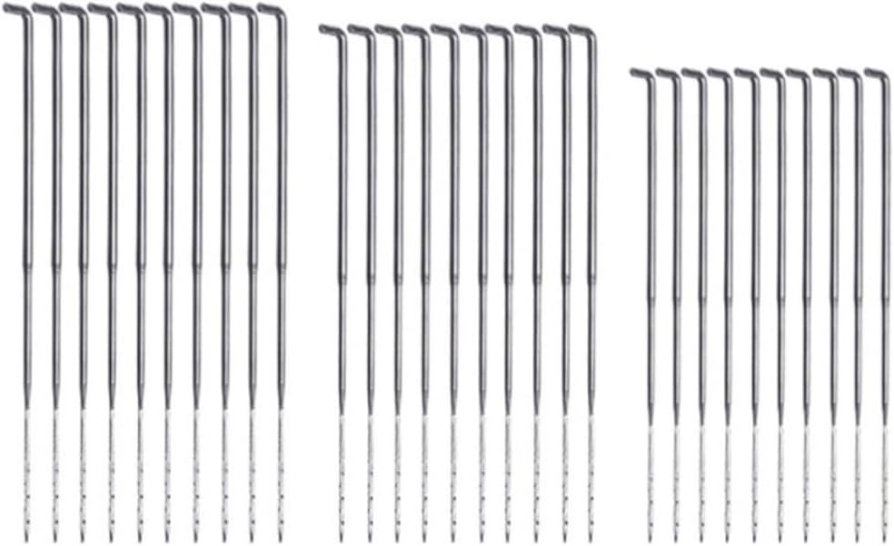 30pcs Wool Felt Needle Embroidery Needle Steel Xmas for Home Stitchwork