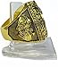 Legacy Rings 2025 Gold Tone Fantasy Football Championship Trophy Ring, Award for Fantasy Football League Winner (10)