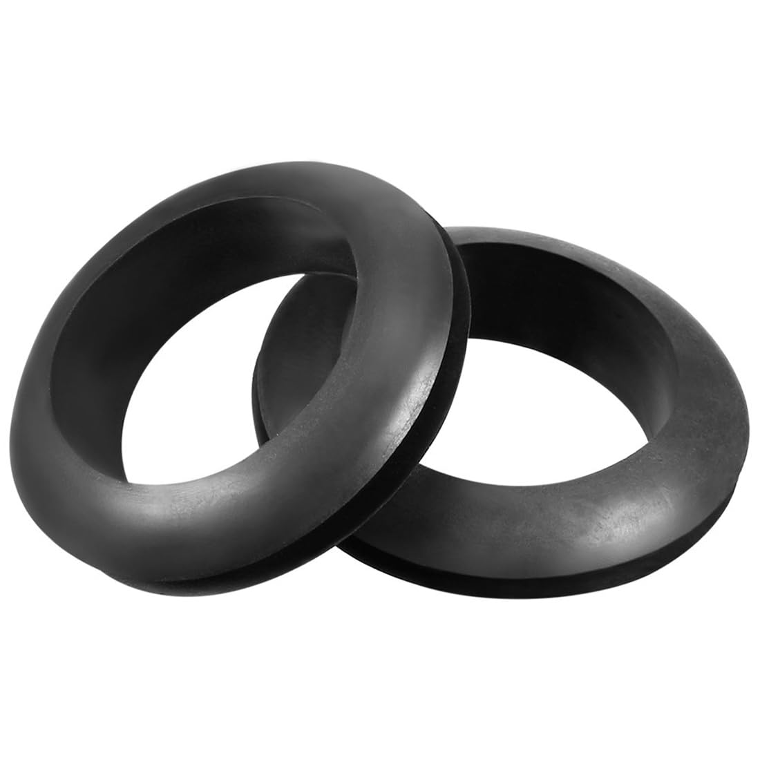 TA-VIGOR 20Pcs Rubber Grommets Cable Wire Protector, 25mm Conductor Wiring Blanking Gasket Ring Grommets