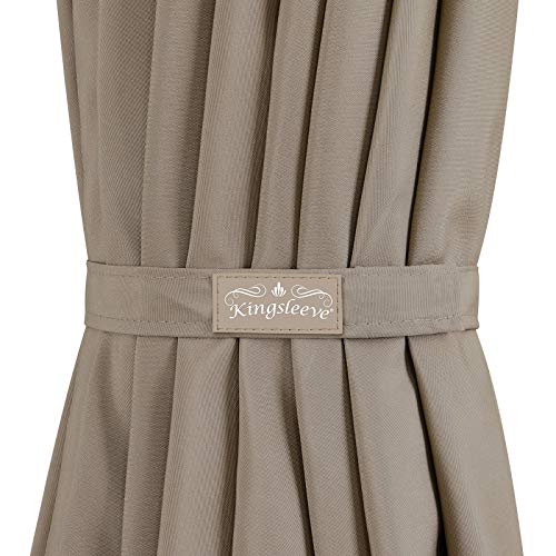 Kingsleeve Parasol 300 cm groot taupe UV-bescherming 50+ kantelbaar waterafstotend 3m tuin terras balkon marktscherm - Afbeelding 5